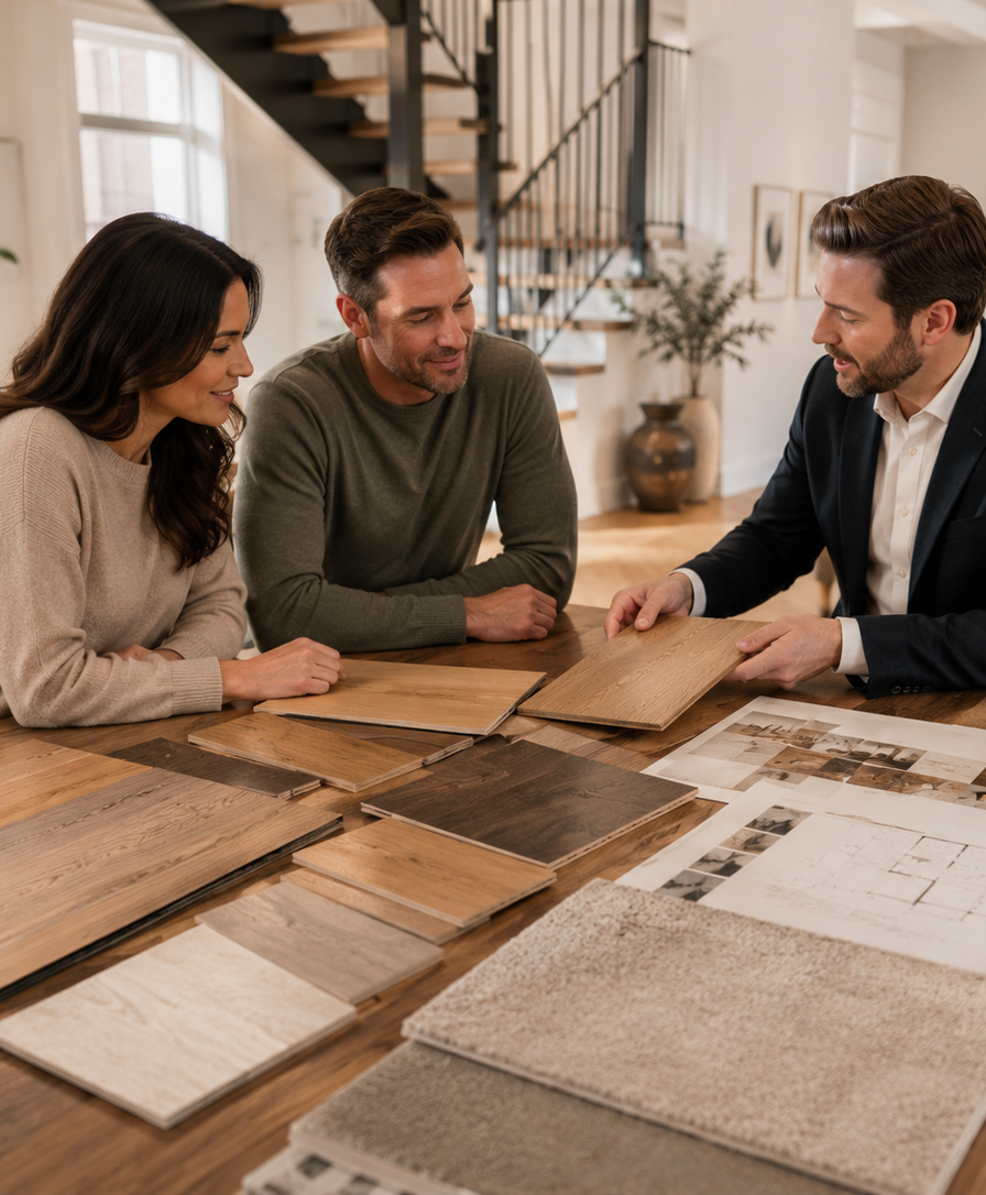 How we work — installing the floor
